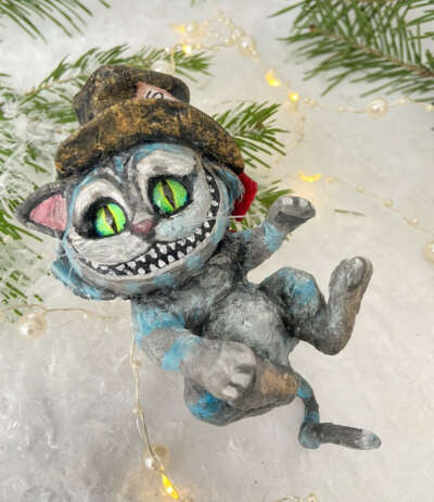 ёлочная игрушка «Чеширский кот»