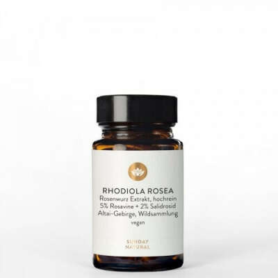 Rhodiola Rosea  Kapseln hochdosiert 5% Rosavine + 2% Salidrosid