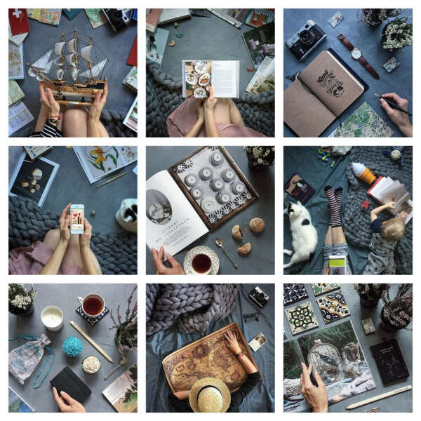 Ожившие раскладки Flat Lay (самостоятельное изучение)