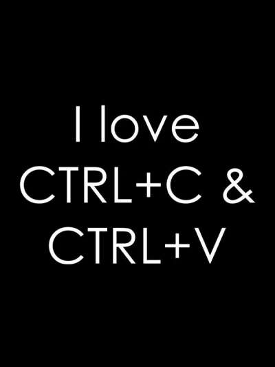 Футболка i love cntrl+c, cntrl+v
