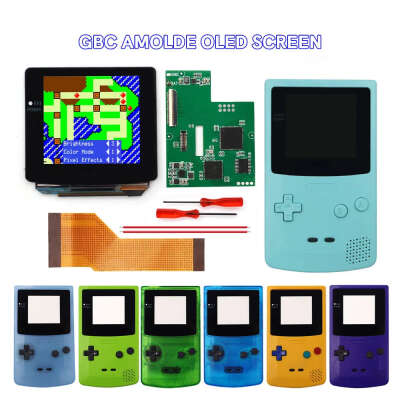 AMOLED  мод экран корпус для GBC черный