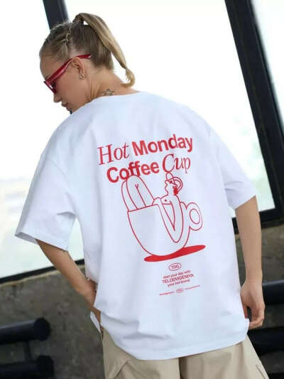Футболка  Monday Coffe , размер М