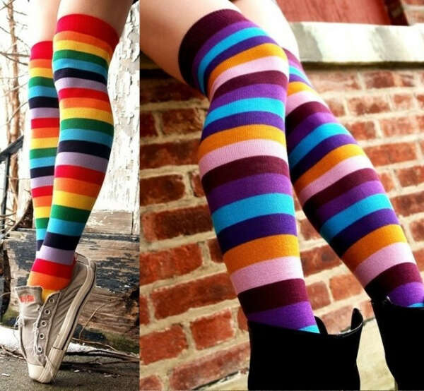 over knee socks