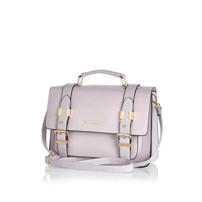 Lilac large satchel