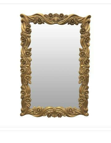 Héliotrope Giltwood Mirror