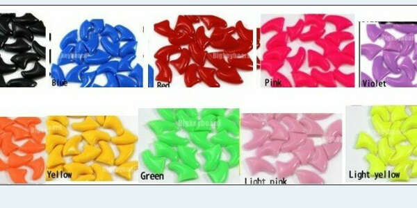 Free shipping, MOQ: 100pcs, Soft Cat nail cap , 4 different sizes,  11 colours available ,wholesale from factory-in Cat Grooming from Home & Garden on Aliexpress.com
