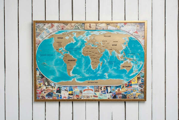 Скретч карта My Vintage Map