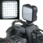 36-LED 4W Video Light with Charger & Battery for Camera