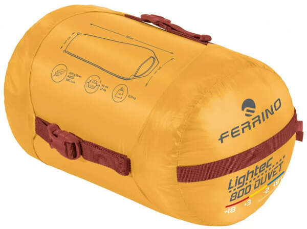 Спальный мешок Ferrino Lightech 800 Duvet Rds Down Artisan Gold