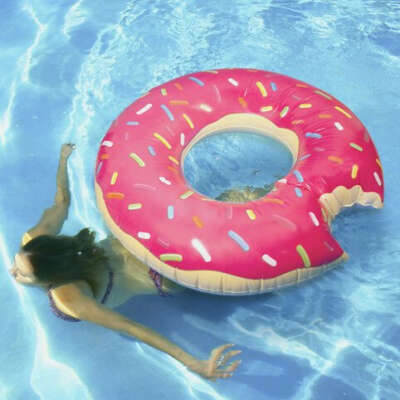 Doughnut Pool Float at Firebox.com