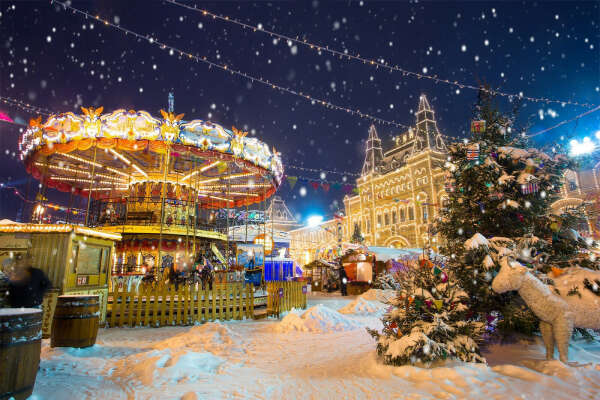 Зимняя ярмарка в Москве