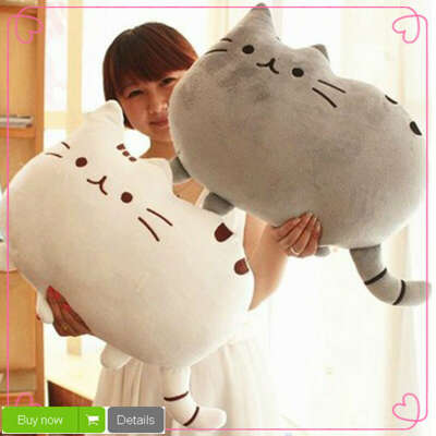 Подушки в форме котиков Pusheen