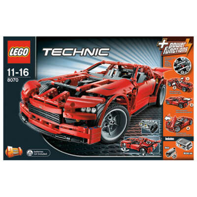 Lego Technic (масштаб 1:12, 500+ деталей)