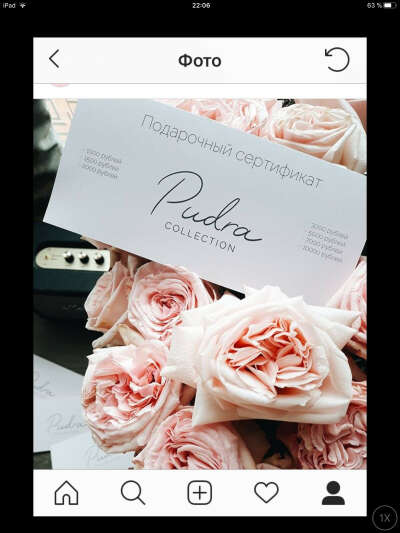 Сертификат Pudra