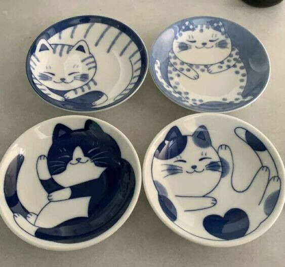 Тарелки с котиками