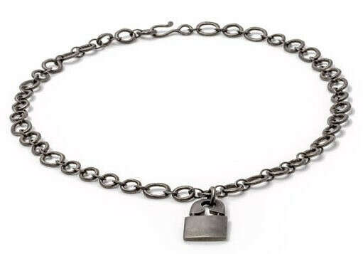 Цепочки с подвесками замками Jillian Dempsey Punk Lock