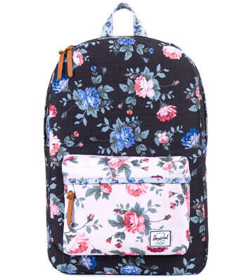 Рюкзак Herschel Heritage Mid-Volume - Black&Pink Floral