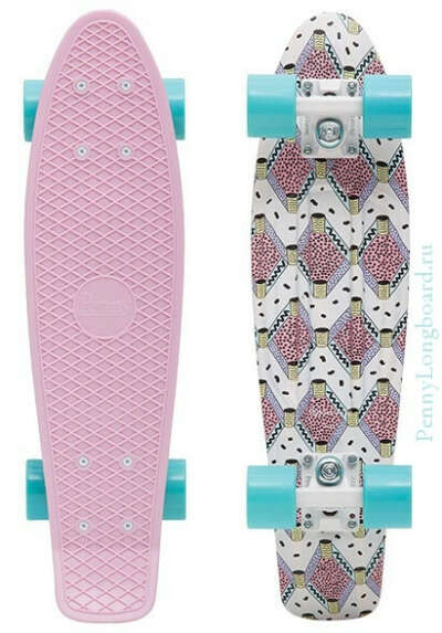 Penny Board Original 22" SS15 Fresh Print Buffy Pink
