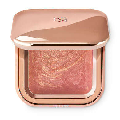 Запеченные румяна-хайлайтер с высокой концентрацией пигментов – Radiant Baked Blush – KIKO MILANO