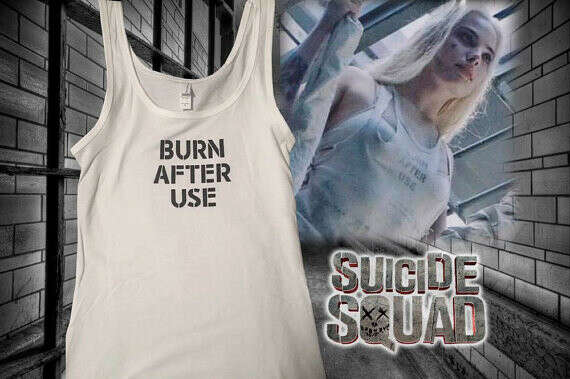 Harley Quinn - "BURN AFTER USE" - Ladies Tank
