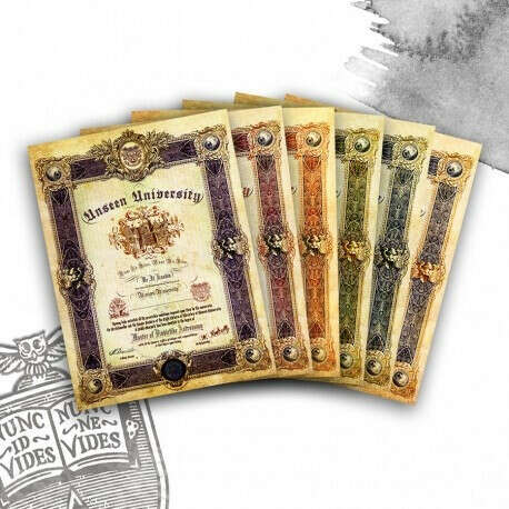 Unseen University Diploma |Terry Pratchett's Discworld | Merchandise