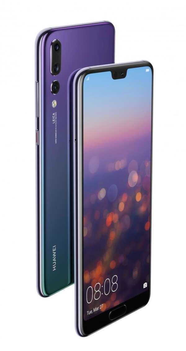 HUAWEI P20 pro 128Gb, зеленый/фиолетовый