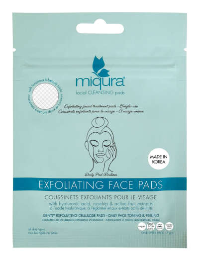 Miqura Exfoliating Face Pads