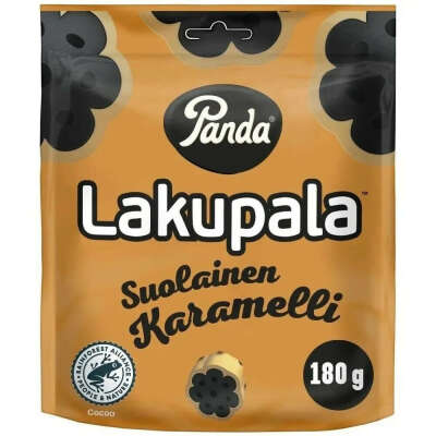 Лакричные конфеты Panda Lakupala Suolainen Karamelli