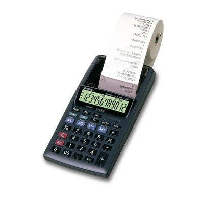 Калькулятор печатающий Casio HR-8TEC 12-разрядный - выгодная цена - купить товар Калькулятор печатающий Casio HR-8TEC 12-разрядный в интернет-магазине Комус