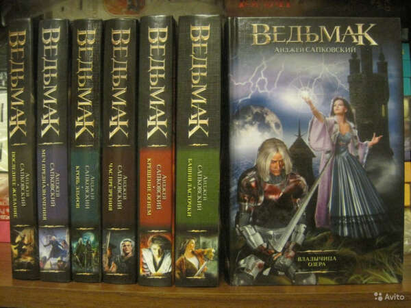 Весь цикл книг о ведьмаке А.Сапковского