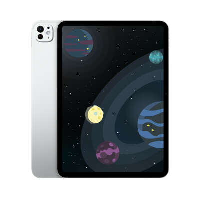 Apple iPad Pro 11", 512 ГБ, Wi-Fi (Серебристый | Silver) (M4, 2024)
