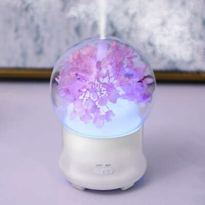 Увлажнитель воздуха SUNROZ Fresh Flower для дома и офиса 100 мл 12 В Розовый (SUN1624)