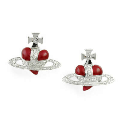 Серги Vivien Westwood: сердце