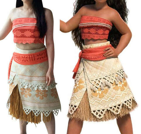 P300 moana costume disney movie cosplay princess party from angel-secret