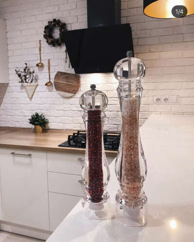 мельница для соли стеклянная