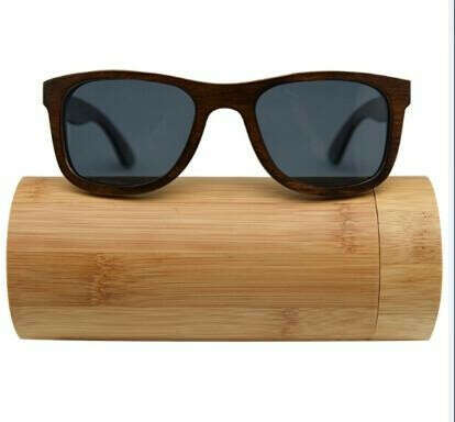 Retro Vintage Wowen Men Wooden Sunglasses au Frame Handmade lens polarized Glass