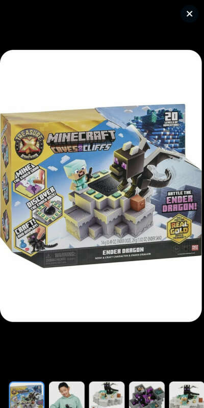 Treasure X Minecraft Пещеры и скалы Эндер Дракон.