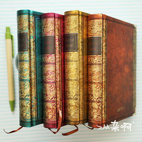 Zaa circle notebook nostalgic vintage fashion pen notepad diary 50k-inNotebooks from Office & School Supplies on Aliexpress.com