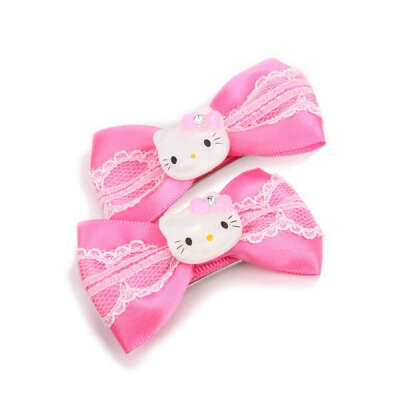 Розовые бантики Hello Kitty