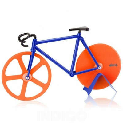 Купить нож для пиццы Fixie синий/красный в интернет-магазине - IndigoGift.ru