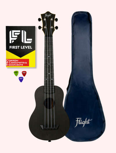 Укулеле сопрано FLIGHT TUS 35 BK