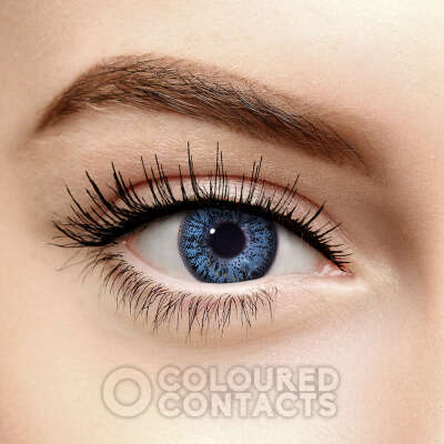 Colored contacts with diopters
