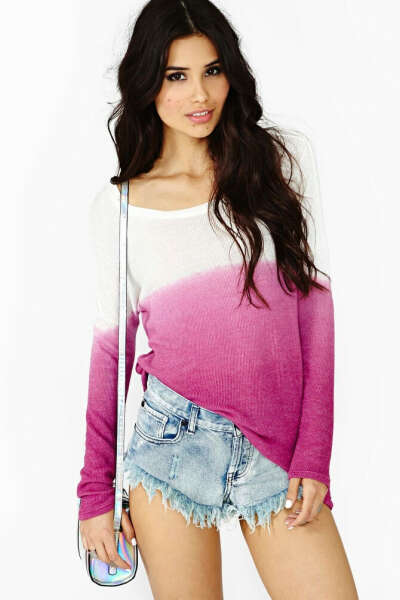 Chroma Fade Knit - Magenta