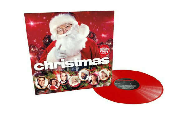 Цветная рождественская виниловая пластинка Various - Christmas: The Ultimate Collection (Red Vinyl); George Michael - Last Christmas