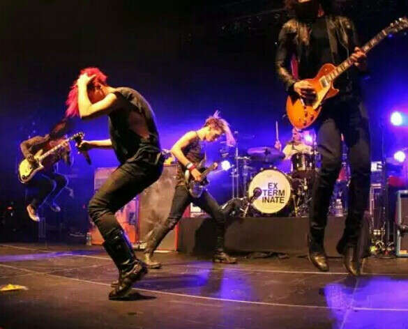 На концерт My Chemical Romance