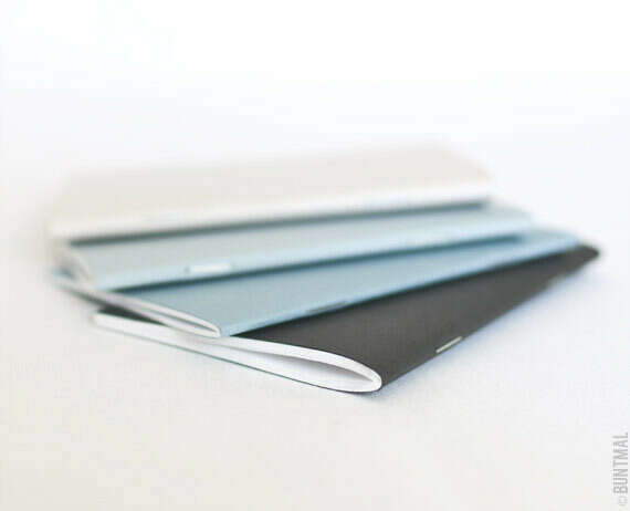 pastel set of 3 handmade notebooks
