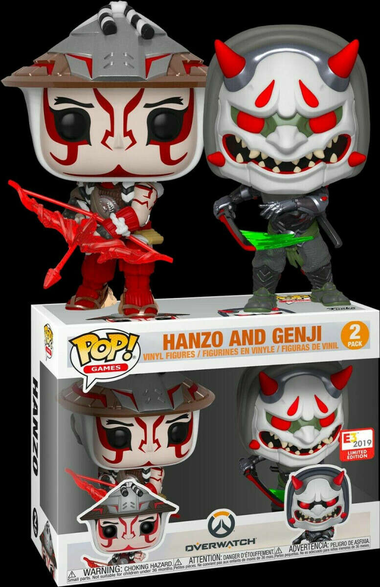 Funko POP! - Games - Overwatch - 2 pack Hanzo and Genji (E3