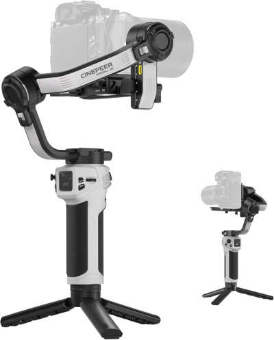 Amazon.com : ZHIYUN CINEPEER Weebill 3E[Official], 3-Axis Lightweight Gimbal Stabilizer for DSLR & Mirrorless Camera Canon/Sony/Panasonic/Nikon, 3KG Payload, Native Vertical Shooting, Bluetooth Shutter Control : Electronics