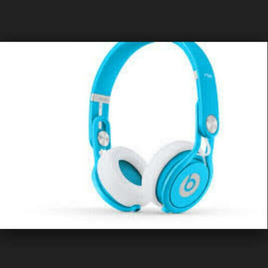 Beats Dr. Dre MIXR Neon Blue