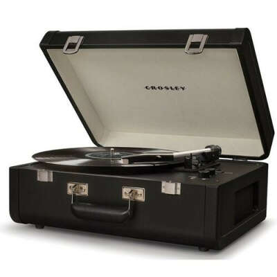 Виниловый проигрыватель "Executive Portable Black" бренда Crosley